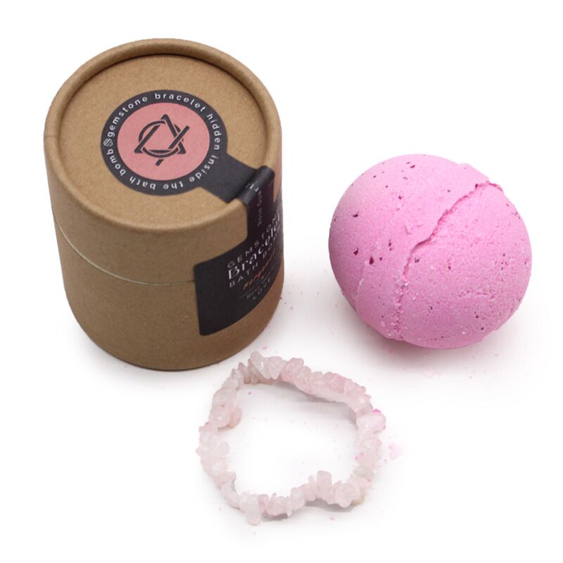 Pulsera de cuarzo de rosa Shea Butter Bergamot Bustball