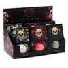 Bruisbal gift box - schedel rozen