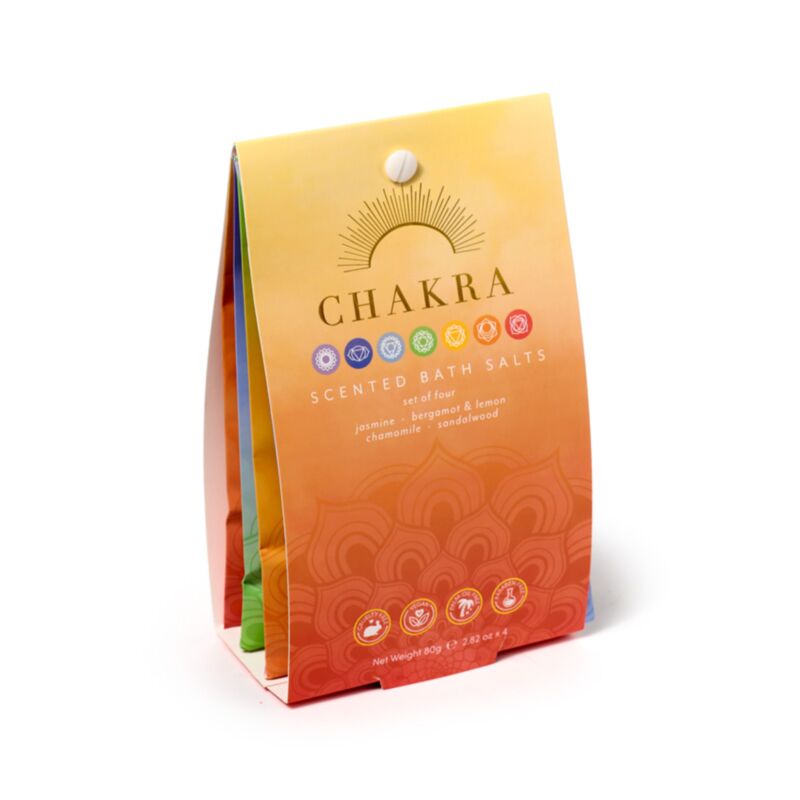 Set di 4 sacchetti da bagno chakra