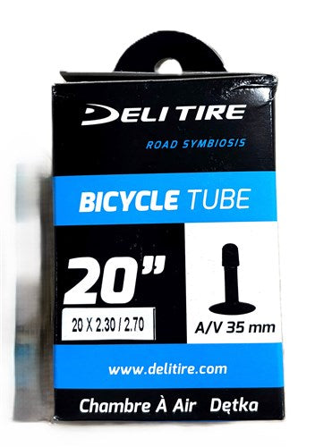 Deli pneumatico delitire camera d'aria deli-very 20x2.30-2.70 av 35mm