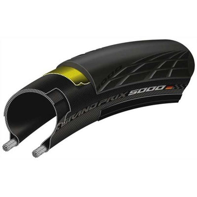 Tire Continental (30-622) 700-30C Grand Prix 5000 Black Folding Tape