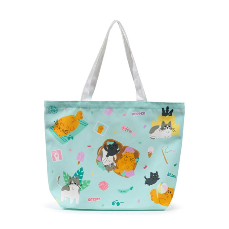 Beans Co Cats beach bag