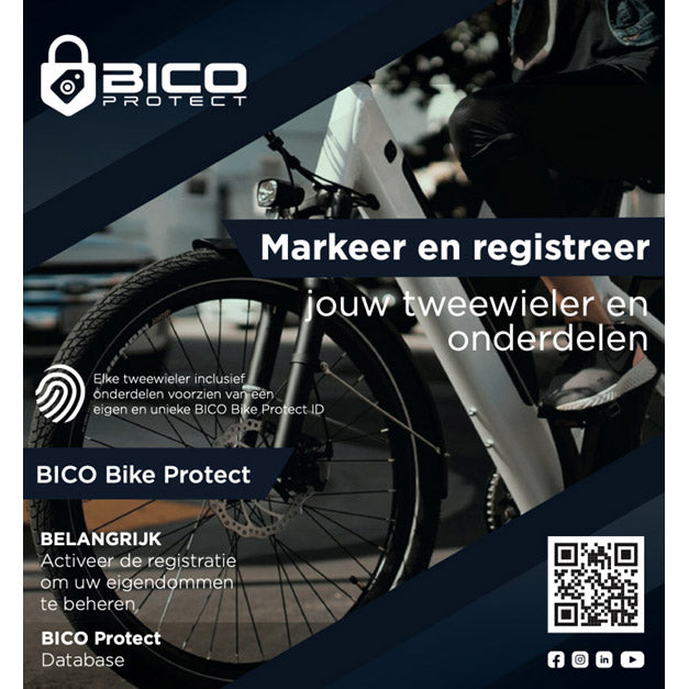 Cema Bico Protect Antifurto Bicicletta Sicurezza Bike Protect
