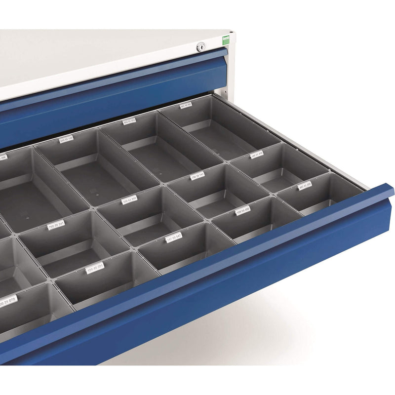 Range Bott Cubio con 13 vassoi 65x65 cassetto