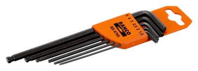 Set chiavi esagonali Bahco lunghe + estremità sferica