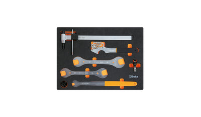 Incrustación Beta mm401 con 7 herramientas de reparación de bicicletas.