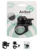 Airbell Bicycle Bell con soporte de avión Ø31.8 mm negro