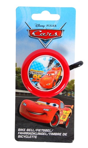 fietsbel Cars rood 54 mm