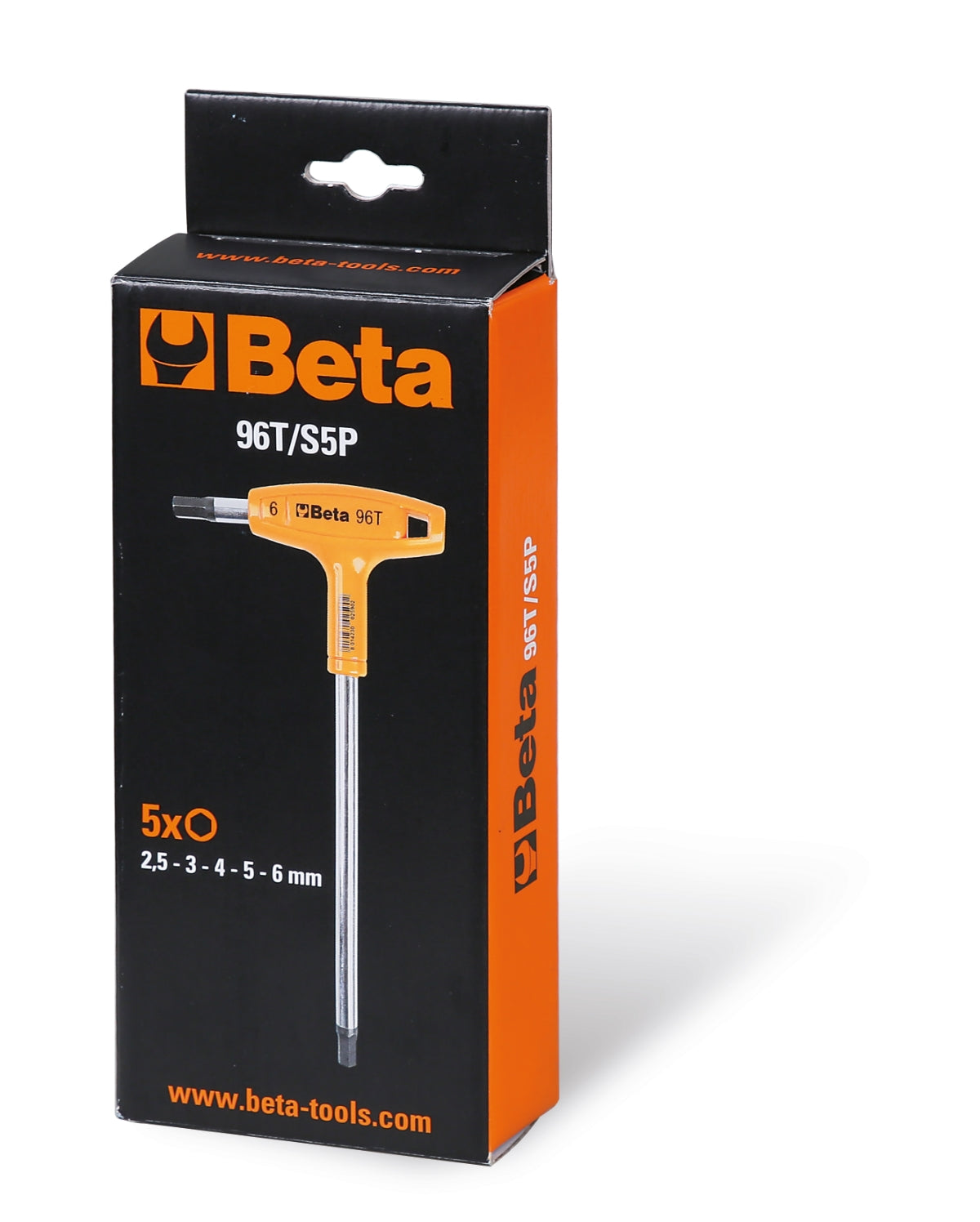 Tasti Stift Imposta Beta a 5 pezzi Allen a destra con manico