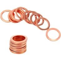 Bofix Box A 50 Carter rings Red head 10x14x1.5 copper