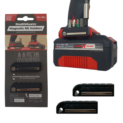 Portainserti Stealth Mounts per Ozito Einhell Bauer | nero | 2 pezzi - reggiseno-eob-blk-2