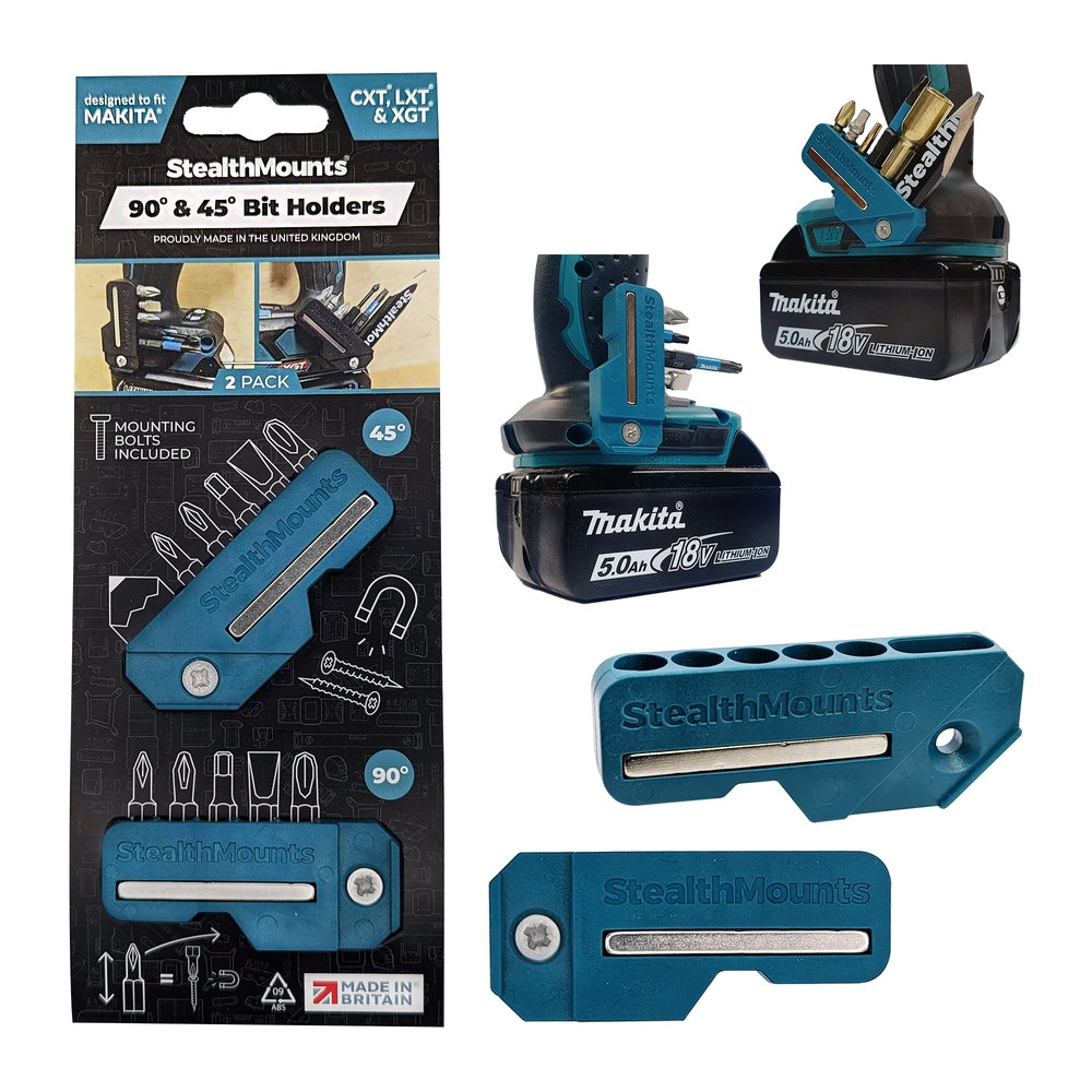 Portainserti Stealthmounts 4590 per Makita | blu | 2 pezzi - bh-mk-4590-blu
