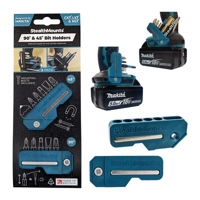 Portainserti Stealthmounts 4590 per Makita | blu | 2 pezzi - bh-mk-4590-blu