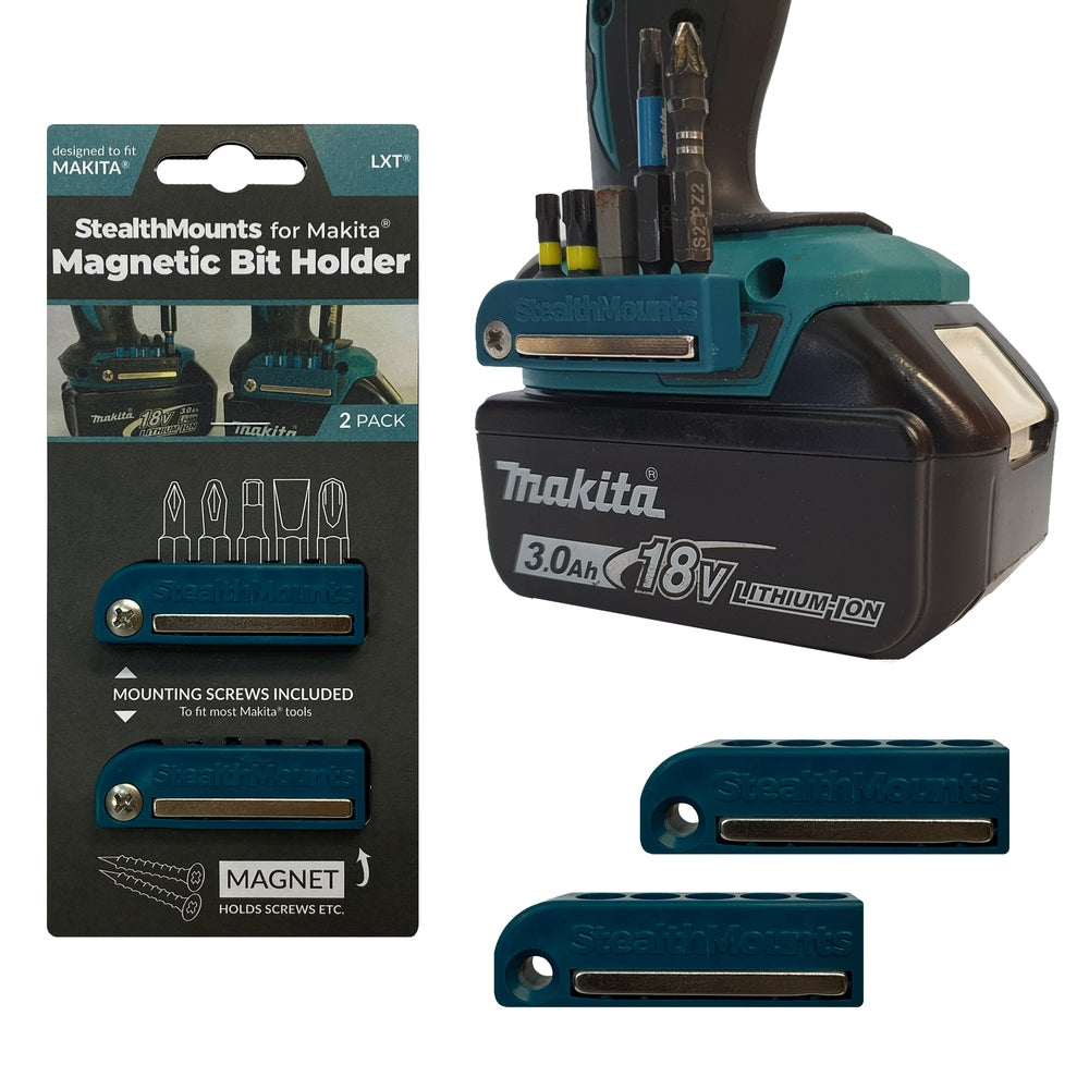 Stealthmounts bithouder voor makita | blauw | 2 stuks - bh-mk-blu-2