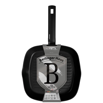 Sartén grill Berlingerhaus negro mate 28cm