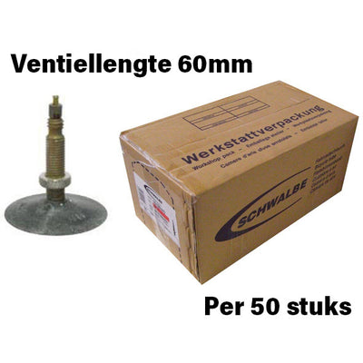 Schwalbe Binnenband SV15+ 28 18 28-622 630 60mm ventiel (werkplaatsverpakking á 50 stuks)