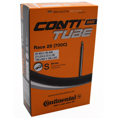 Continental Inner Tube 28 Poinch Race 20-622 25-630 SV 80mm Box