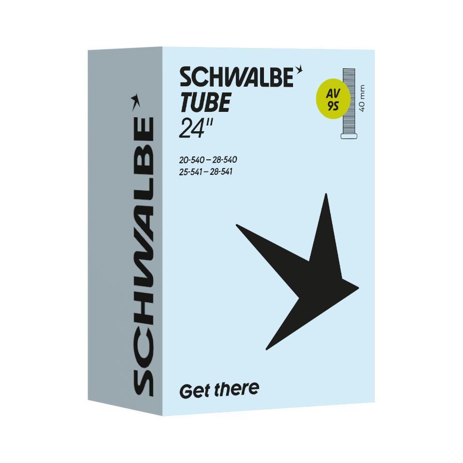 Camera d'aria Schwalbe (av9a) - sedia a rotelle - 24'' (20 28-540 541) - schrader