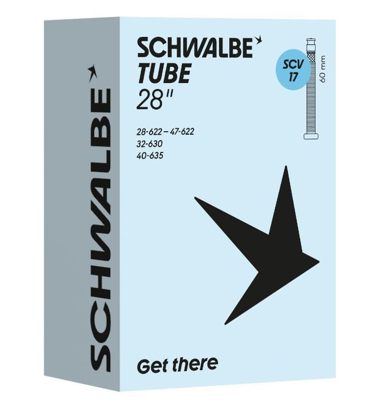 Schwalbe Tubo interno SCV17 28 pulgadas 28 47-622 635 Válvula Clik 60 mm