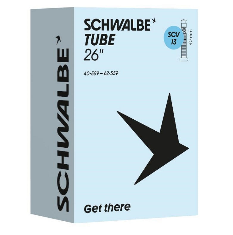 SCHWALBE INTER TUBE SCV13 26 pollici 40 62-559 Valvola di clic 40 mm