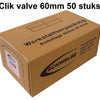 Camera d'aria Schwalbe scv15 23 30-622 630 valvola clik 60mm wp (50)