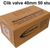 Camera d'aria Schwalbe scv15 23 30-622 630 valvola clik 40mm wp (50)