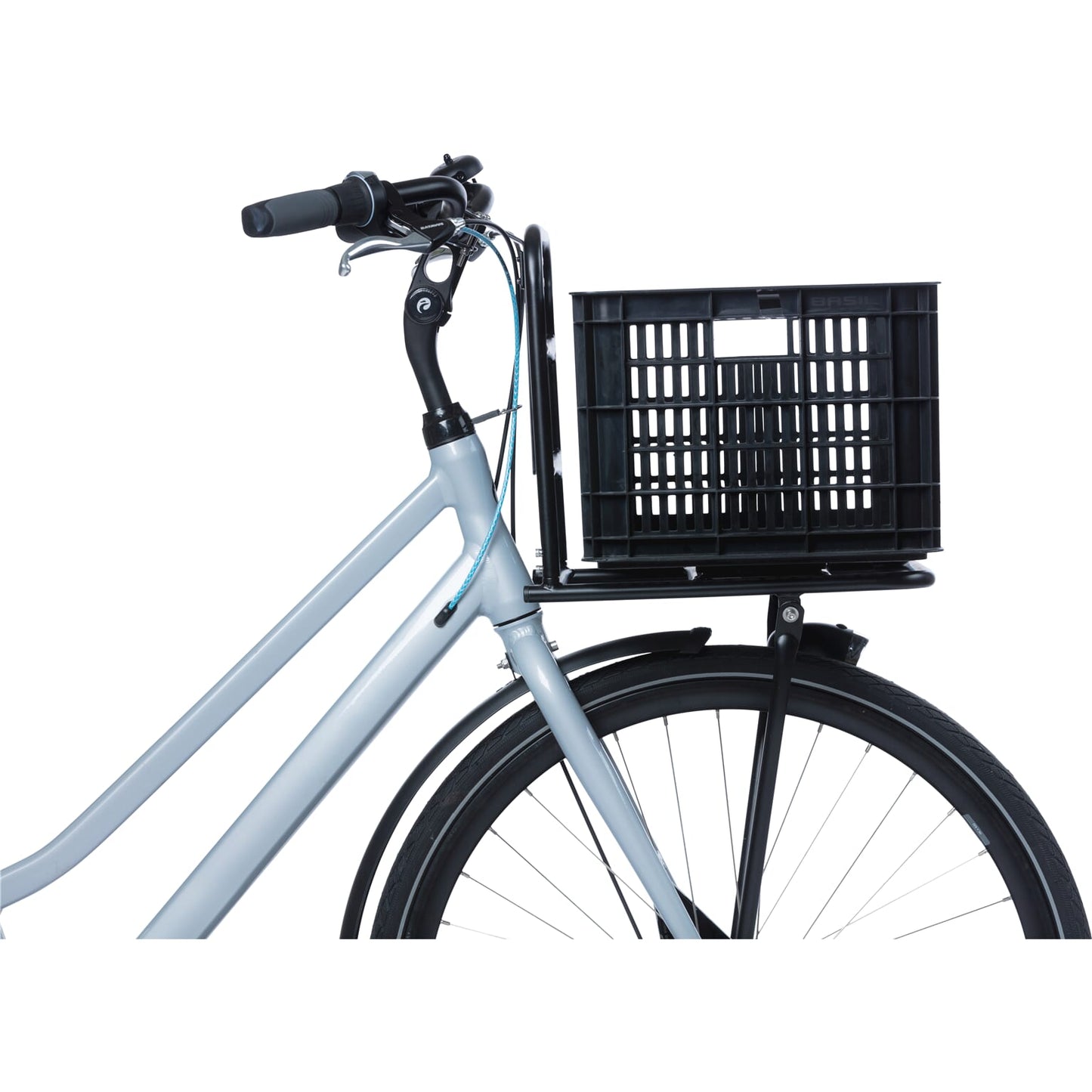 Basil fietskrat M - medium - 29.5 liter - zwart