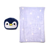 Blankeazzz adoramali nico de pinguin 2 in 1 coccolone coperta