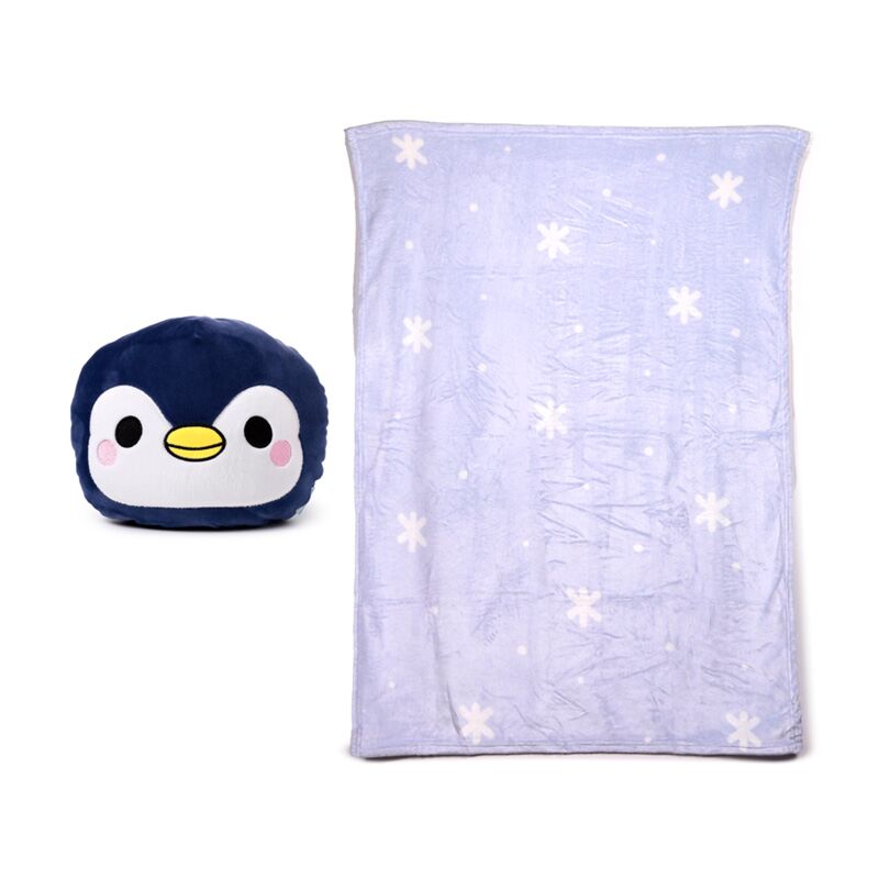 Blankeazzz adoramali nico de pinguin 2 in 1 coccolone coperta