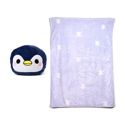 Blankeazzz adoramali nico de pinguin 2 in 1 coccolone coperta