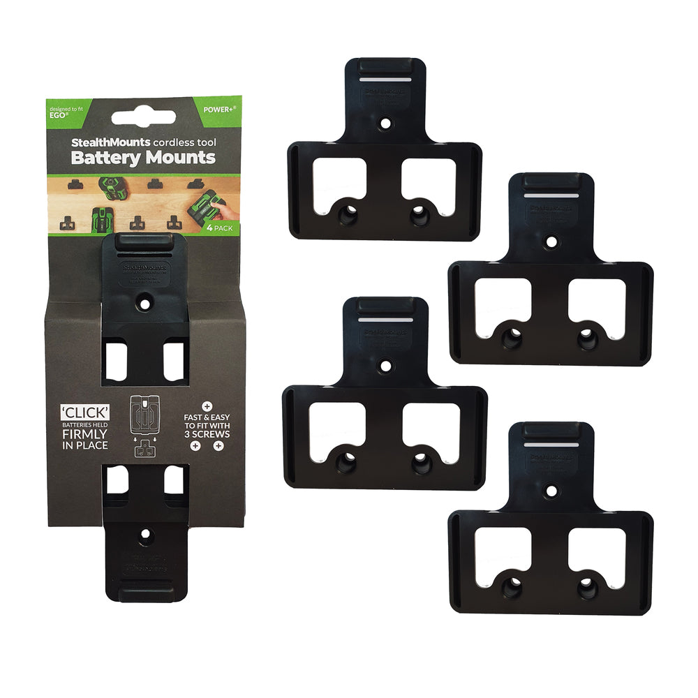 Monturas sigilosas para ego 56v | negro | 4 piezas - bm-eg56-blk-4