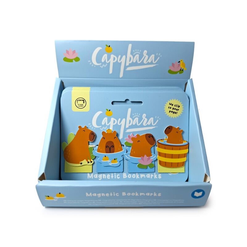 Juego de marcapáginas magnéticos Carpincho