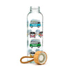 Volkswagen busje vw t1 summer surf 500ml glazen waterfles