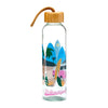 Volkswagen Van VW T1 Waves 500ml Dureble Glass Bottle Bamboo Bumboo