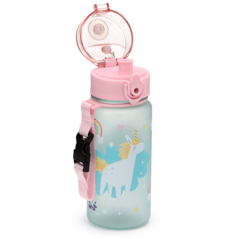 Unicorn Magic Pop Top 350ml Botella de beber para niños eCOZen