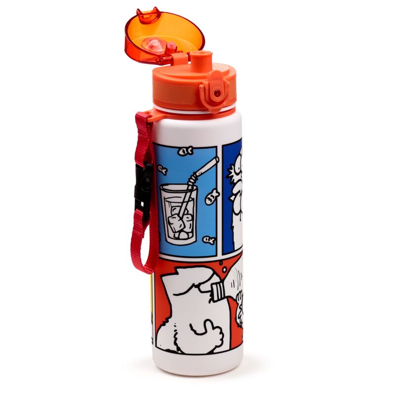 Simon's Cat 2024 Pop Top 600ml Botella de beber ecozen