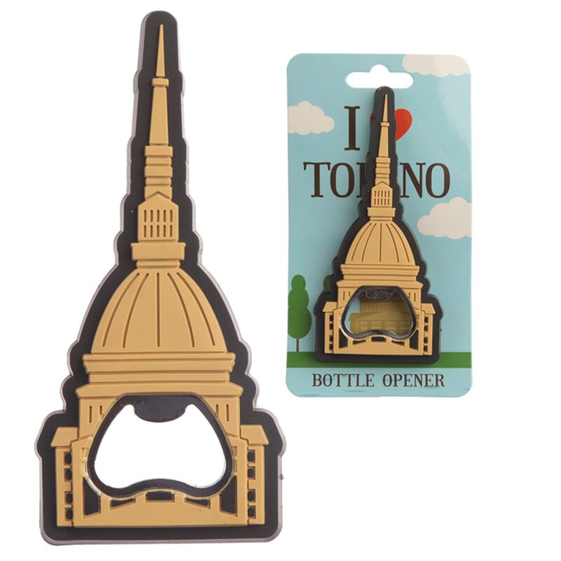 I Heart Torino Mole Magnetic PVC Botella abridor