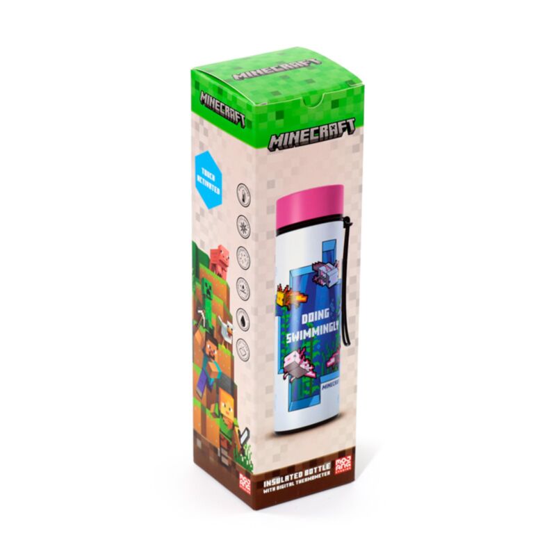 Minecraft Axolotl Termosfless 450ml Termometro