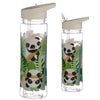 Panda duurzame 550ml waterfles flip straw