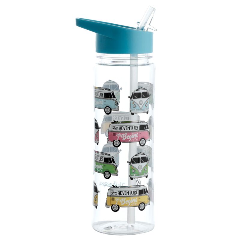 Volkswagen Van VW T1 Botella de agua ecozca 550 ml de paja