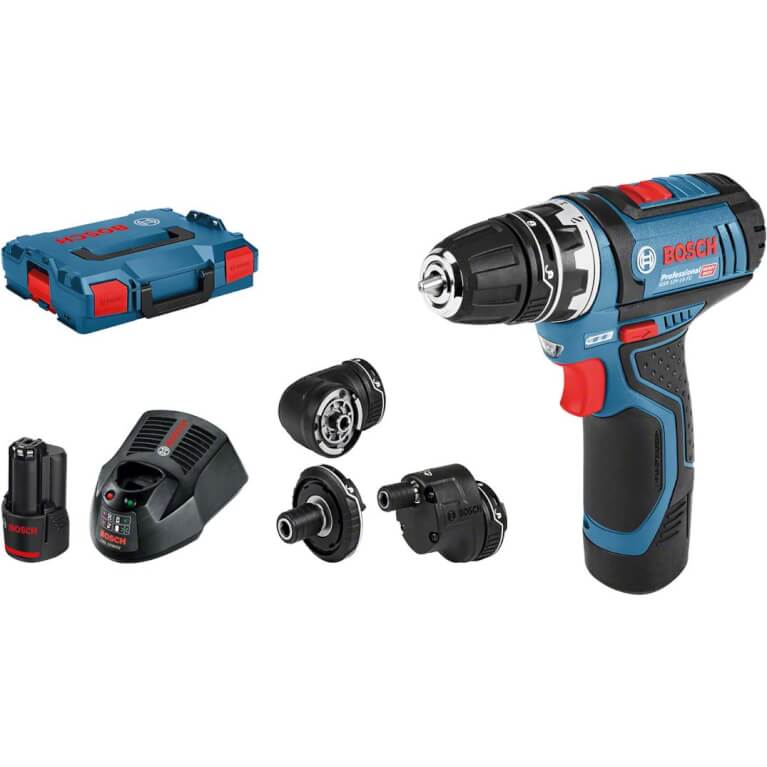 Bosch Prof CombiBoor Machine GSR 12V-15FC Incluso batería