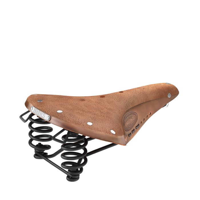 Brooks Saddle B67 invecchiato Heren Bruin