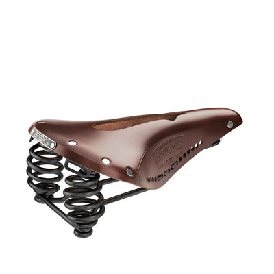 Brooks flyer carved - antic brown