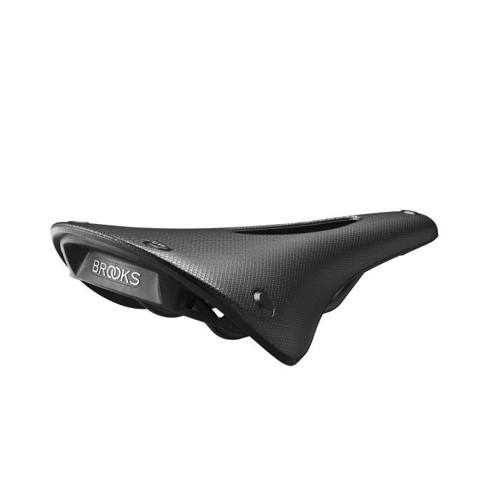 Brooks Saddle C15 intagliato cambium tutto il tempo nero