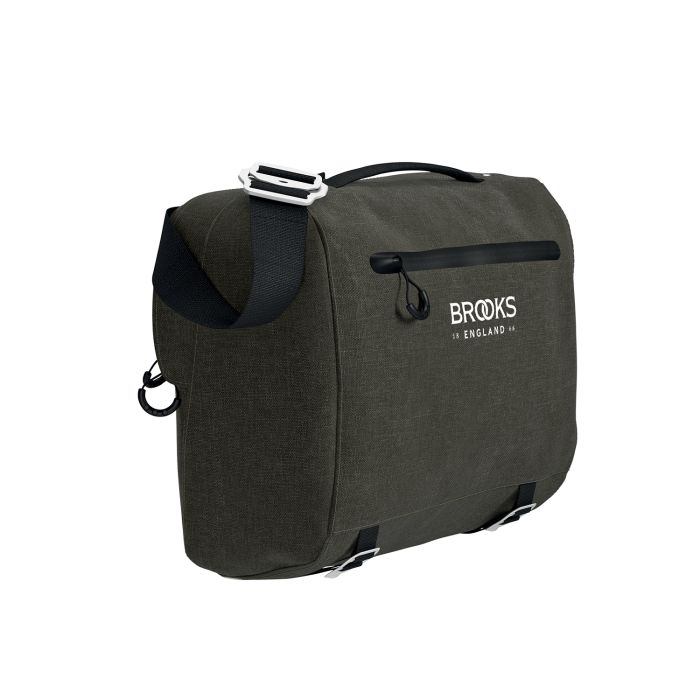 Brooks scape handlebar compact bag (10l) - mud green