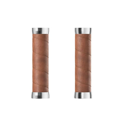 Puños de cuero delgados Brooks (130+130 mm) - tostado oscuro