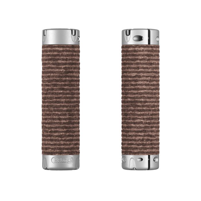 Puños de cuero Brooks plump (130+130 mm) - marrón antic