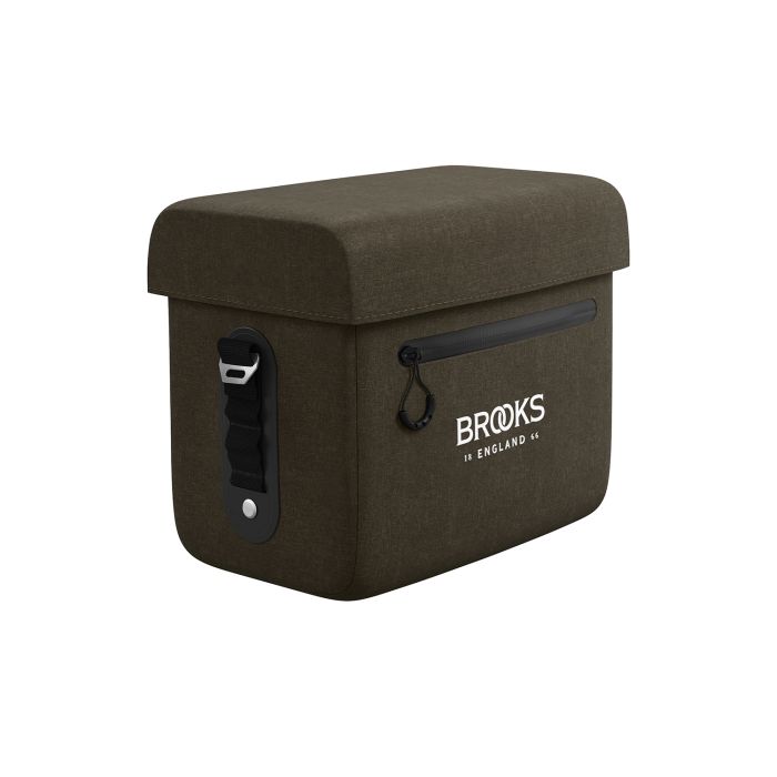 Brooks scape estuche para manillar (8l) - verde barro