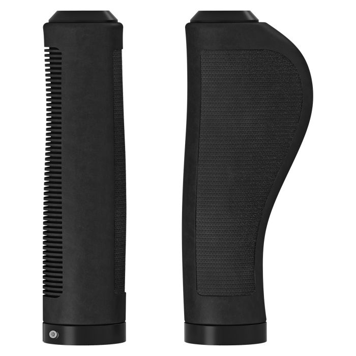 Puños de goma ergonómicos Brooks (130+130mm) - negro