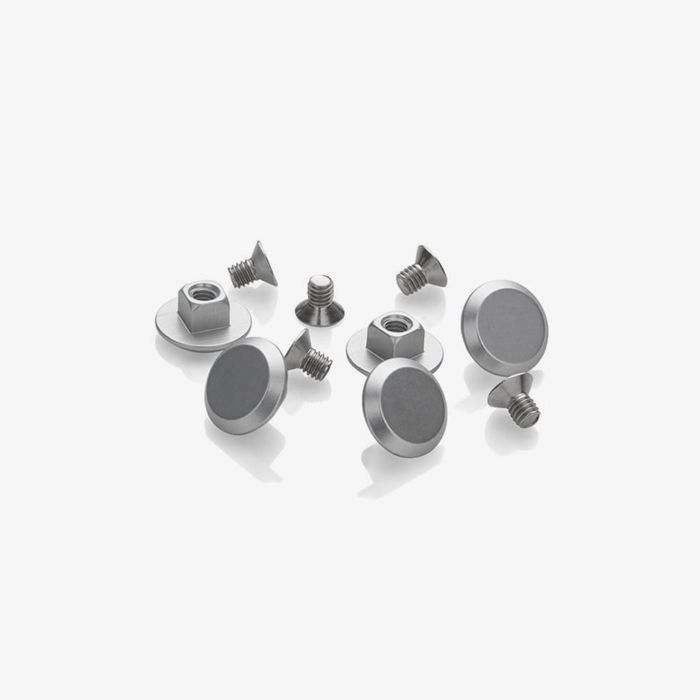 Rivetti filettati Brooks in alluminio per cambio speciale - argento (5 pezzi)